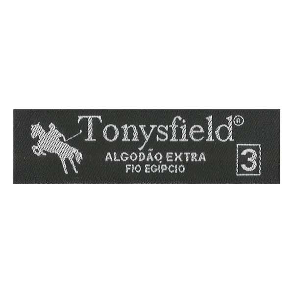 Etiqueta Bordada Corte Reto - Tonysfield | Sansil