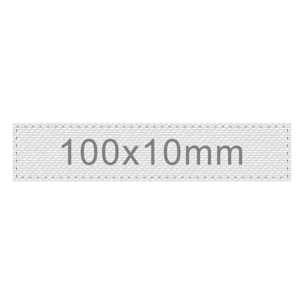 Personalizar Etiqueta 100x10mm | Sansil Etiquetas Bordadas