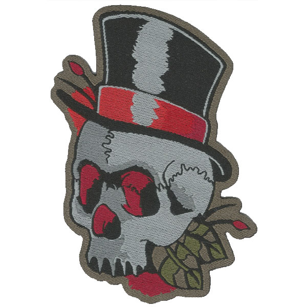 Patch Caveira | Sansil Etiquetas Bordadas