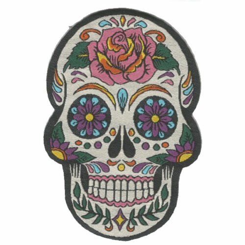 Patch Caveira Colorida - Pacote 5 unidades